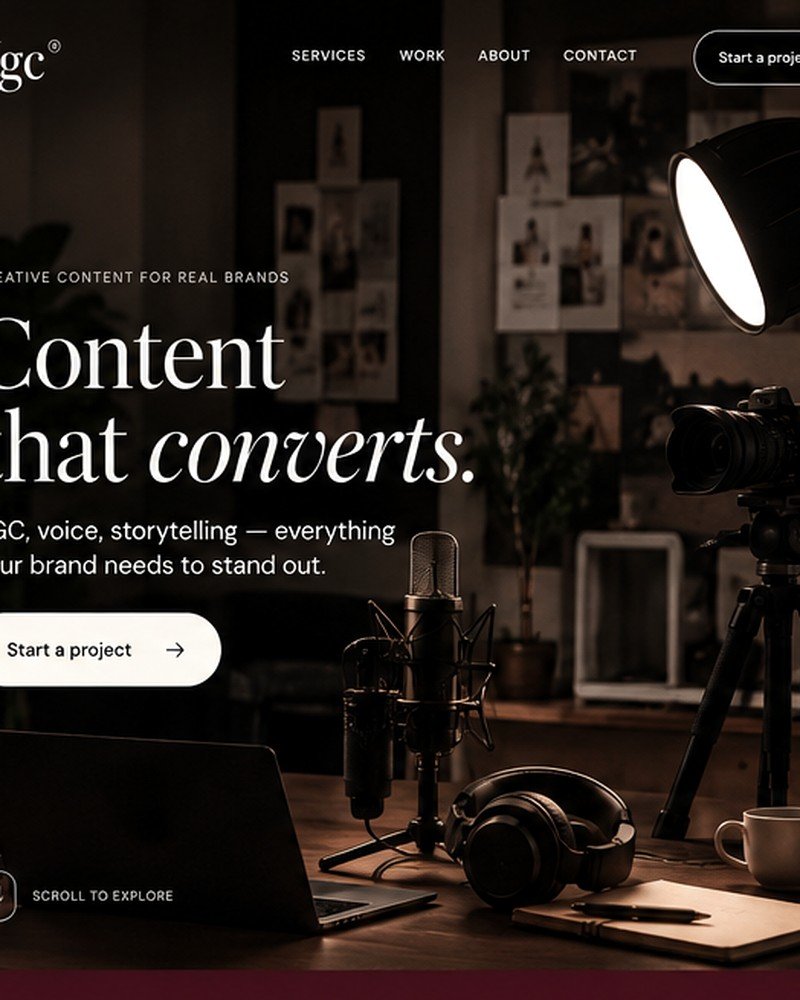 UGC creator setup